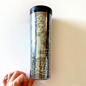 Starbucks The First Store Pike Place Siren Mermaid 16 oz Coffee Tumbler 2013